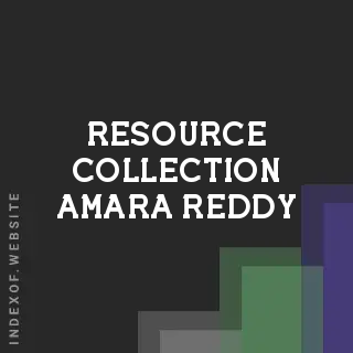 Resource Collection Amara Reddy | Indexof