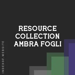 Resource Collection Ambra Fogli | Indexof