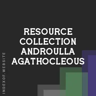 Resource Collection Androulla Agathocleous | Indexof