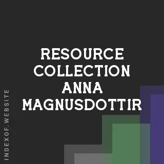 Resource Collection Anna Magnusdottir | Indexof