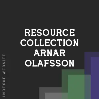 Resource Collection Arnar Olafsson | Indexof