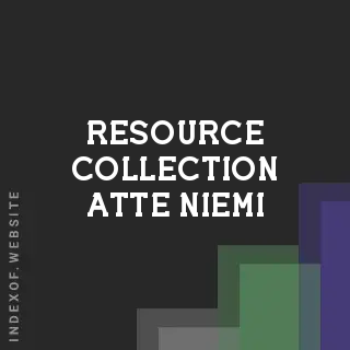 Resource Collection Atte Niemi | Indexof