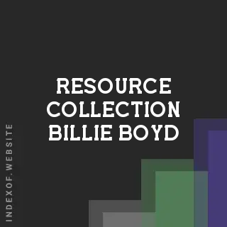 Resource Collection Billie Boyd | Indexof