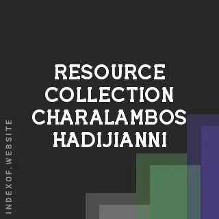 Resource Collection Charalambos Hadijianni | Indexof