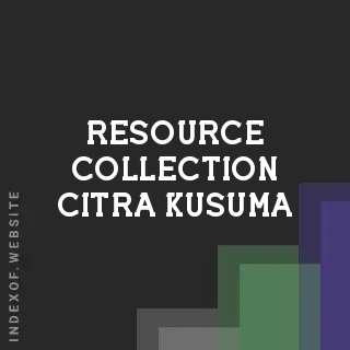 Resource Collection Citra Kusuma | Indexof