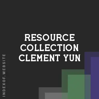 Resource Collection Clement Yun | Indexof