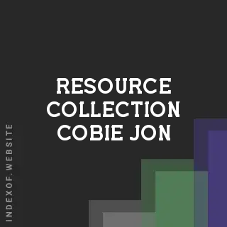 Resource Collection Cobie Jon | Indexof
