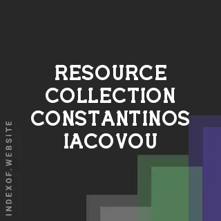 Resource Collection Constantinos Iacovou | Indexof