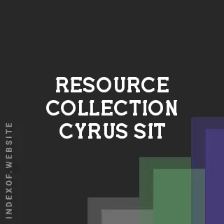 Resource Collection Cyrus Sit | Indexof