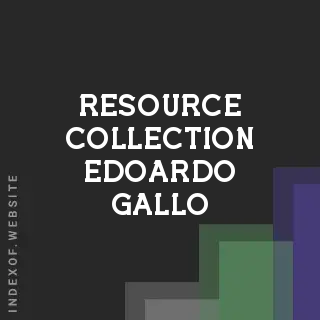 Resource Collection Edoardo Gallo | Indexof