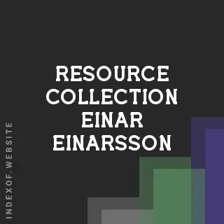 Resource Collection Einar Einarsson | Indexof