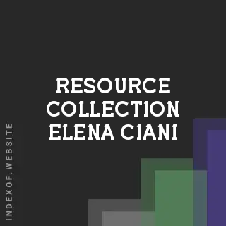 Resource Collection Elena Ciani | Indexof