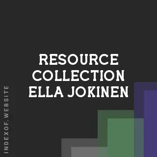 Resource Collection Ella Jokinen | Indexof