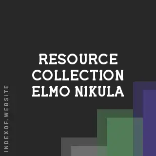 Resource Collection Elmo Nikula | Indexof
