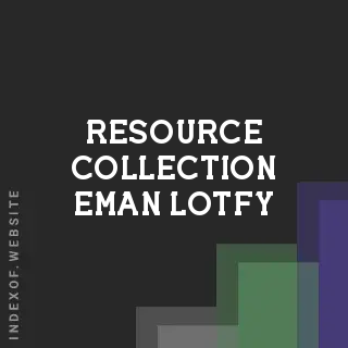 Resource Collection Eman Lotfy | Indexof