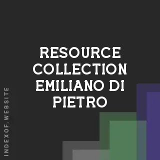 Resource Collection Emiliano Di Pietro | Indexof
