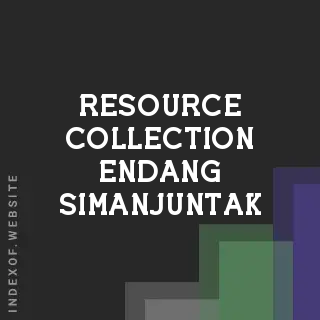 Resource Collection Endang Simanjuntak | Indexof