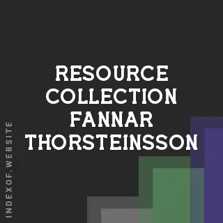 Resource Collection Fannar Thorsteinsson | Indexof