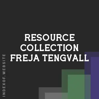 Resource Collection Freja Tengvall | Indexof