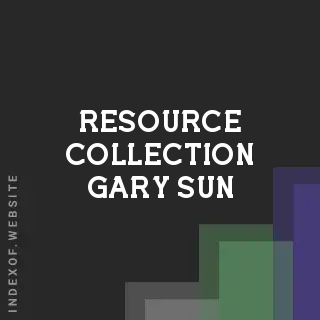 Resource Collection Gary Sun | Indexof