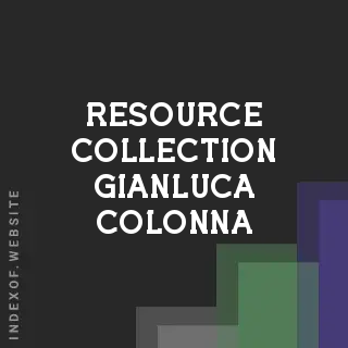 Resource Collection Gianluca Colonna | Indexof