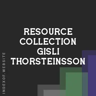 Resource Collection Gisli Thorsteinsson | Indexof