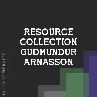 Resource Collection Gudmundur Arnasson | Indexof