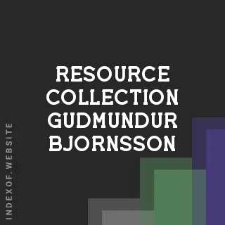 Resource Collection Gudmundur Bjornsson | Indexof