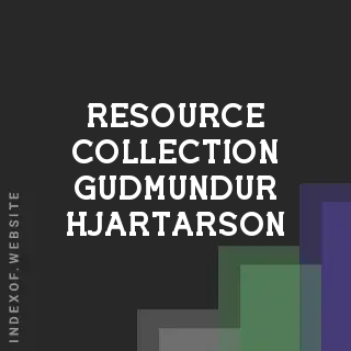Resource Collection Gudmundur Hjartarson | Indexof