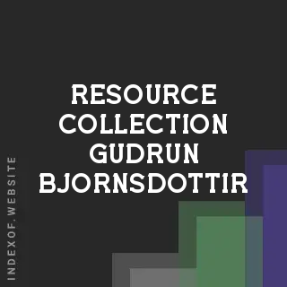 Resource Collection Gudrun Bjornsdottir | Indexof