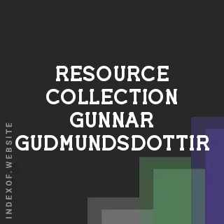 Resource Collection Gunnar Gudmundsdottir | Indexof