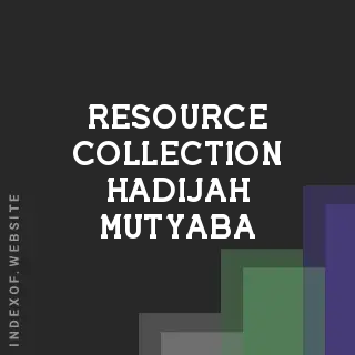 Resource Collection Hadijah Mutyaba | Indexof