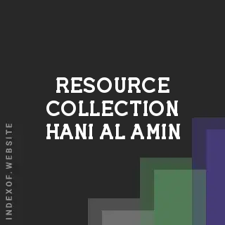 Resource Collection Hani Al-Amin | Indexof