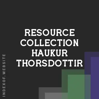 Resource Collection Haukur Thorsdottir | Indexof