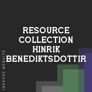 Resource Collection Hinrik Benediktsdottir | Indexof