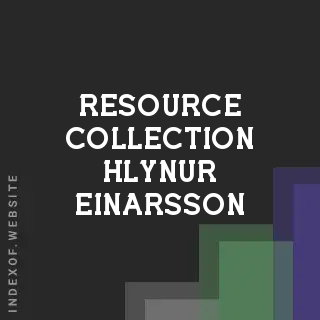 Resource Collection Hlynur Einarsson | Indexof