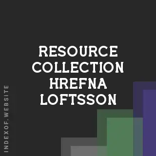 Resource Collection Hrefna Loftsson | Indexof