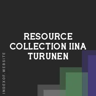 Resource Collection Iina Turunen | Indexof