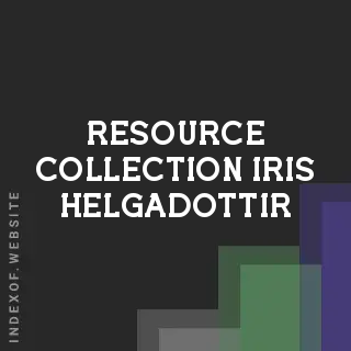 Resource Collection Iris Helgadottir | Indexof