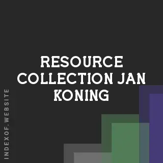 Resource Collection Jan Koning | Indexof