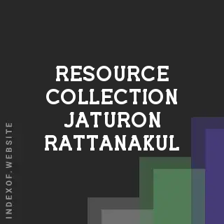 Resource Collection Jaturon Rattanakul | Indexof