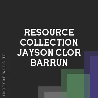 Resource Collection Jayson Clor Barrun | Indexof