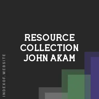 Resource Collection John Akam | Indexof