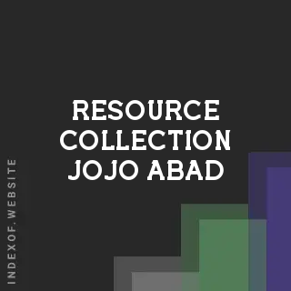 Resource Collection Jojo Abad | Indexof