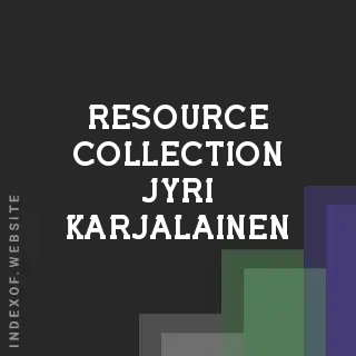 Resource Collection Jyri Karjalainen | Indexof