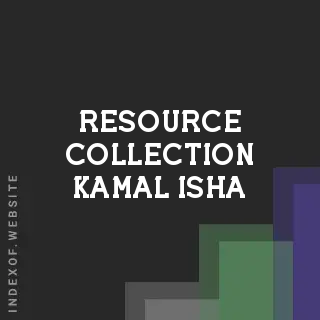 Resource Collection Kamal Isha | Indexof