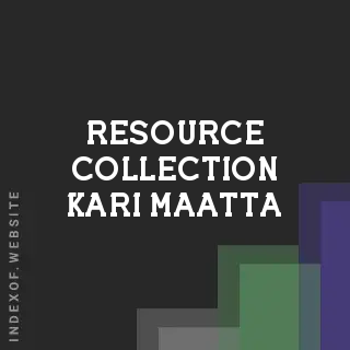 Resource Collection Kari Maatta | Indexof