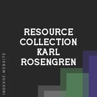 Resource Collection Karl Rosengren | Indexof