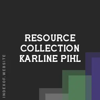 Resource Collection Karline Pihl | Indexof