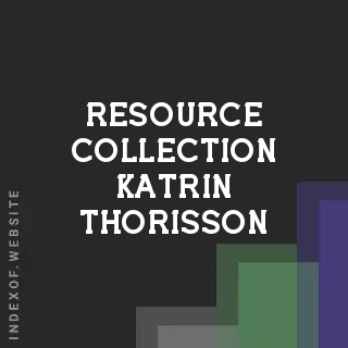Resource Collection Katrin Thorisson | Indexof
